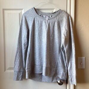 90 degree by reflex gray active sweater